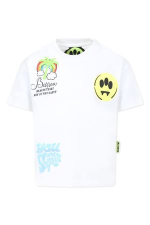 white cotton tshirt BARROW KIDS | S5BKJUTH023002